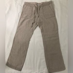 Pants for women size S color beige, brand Allen Allen